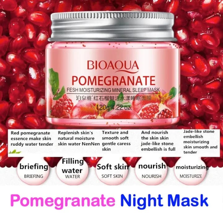 Bio Aqua Pomegranate Fresh Water Sleeping Mask 120G