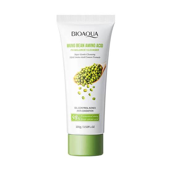Facial Cleanser with Mung Bean Extract Amino Acid
