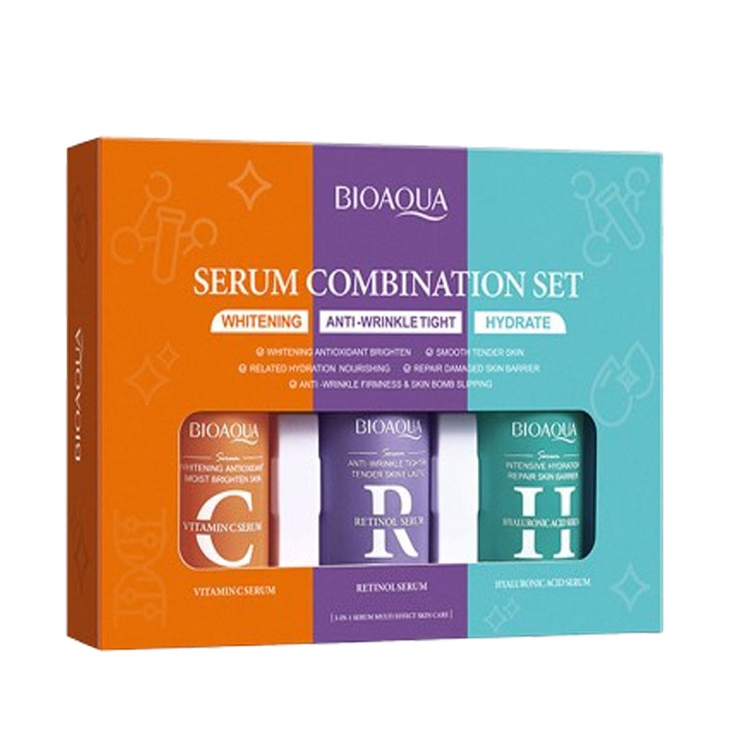 Bioaqua Pack of 3 New Facial serum & Essence liquid